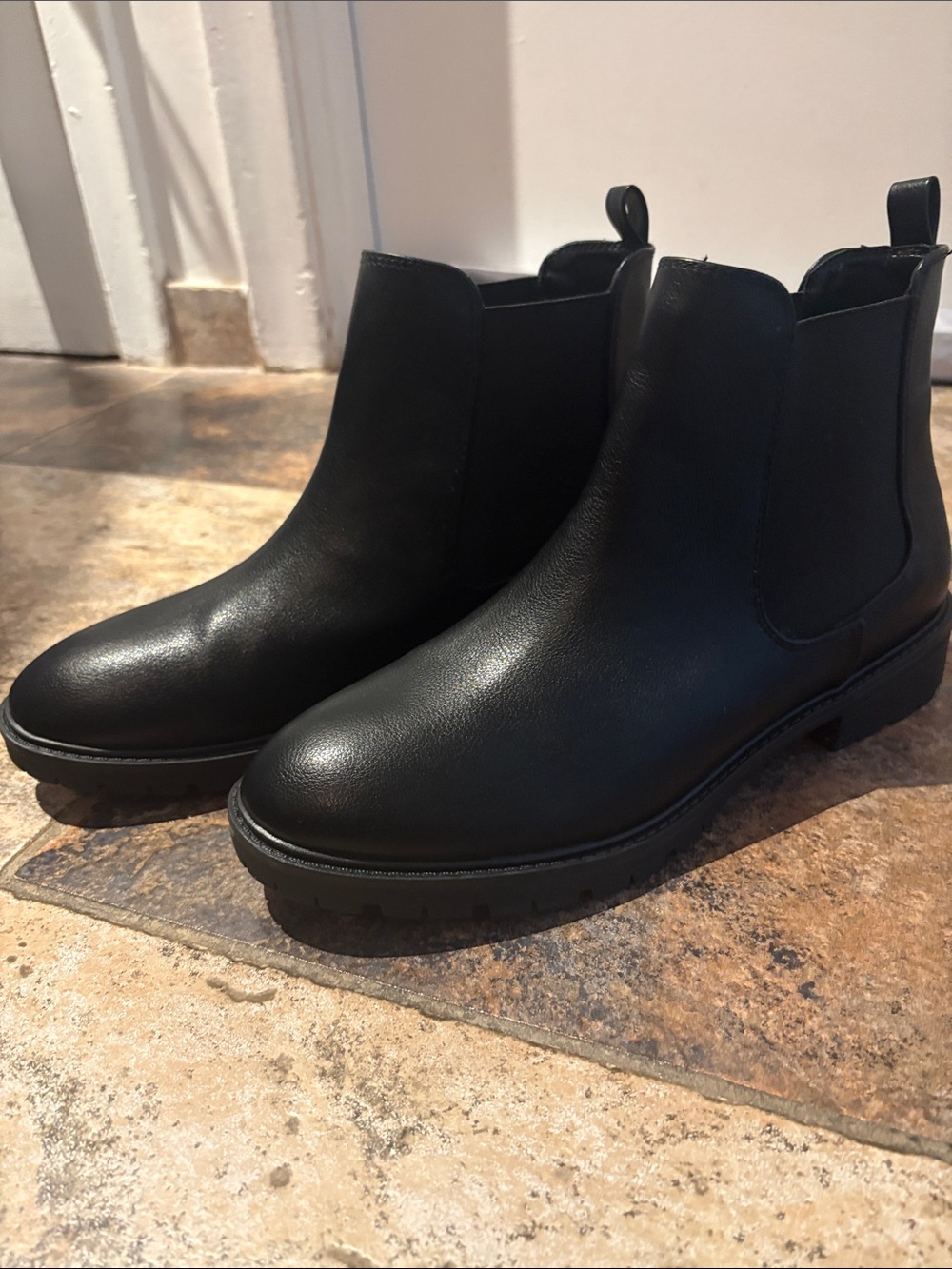 Call It Spring Black Chelsea Ankle Boots